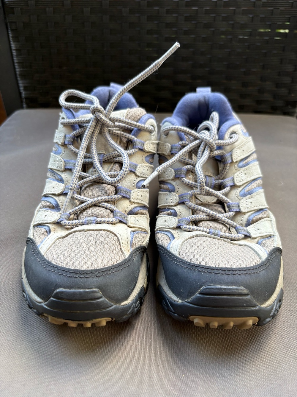 Merrell Gray and Navy Trail Sneakers